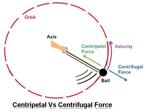 difference between centrifugal and centripetal force|why does centrifugal force exist.